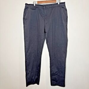 American Tall Mason Semi Relaxed Chino Khaki Pants Long Gray Office Men's 40x36